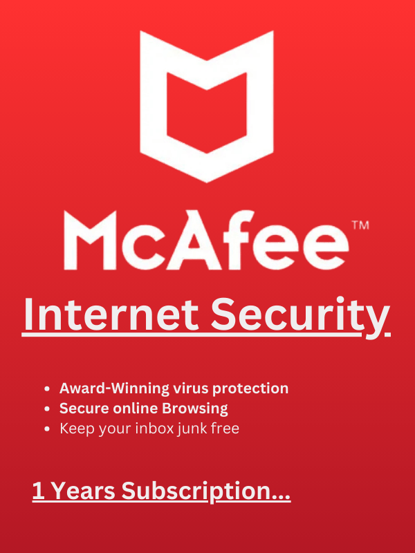 McAfee Internet Security (1 Years / 1 Device) image 0
