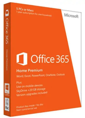 Microsoft Office 365 Home (PC/Mac) - (6 Devices, 1 Year) image 0