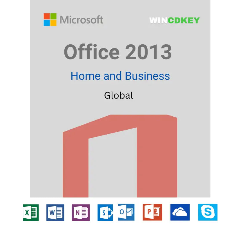 MICROSOFT OFFICE 2013 HOME AND BUSINESS LICENSE GLOBAL image 0