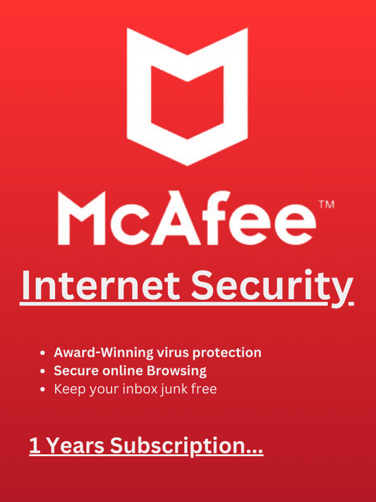 McAfee Internet Security (1 Years / 1 Device) image 0