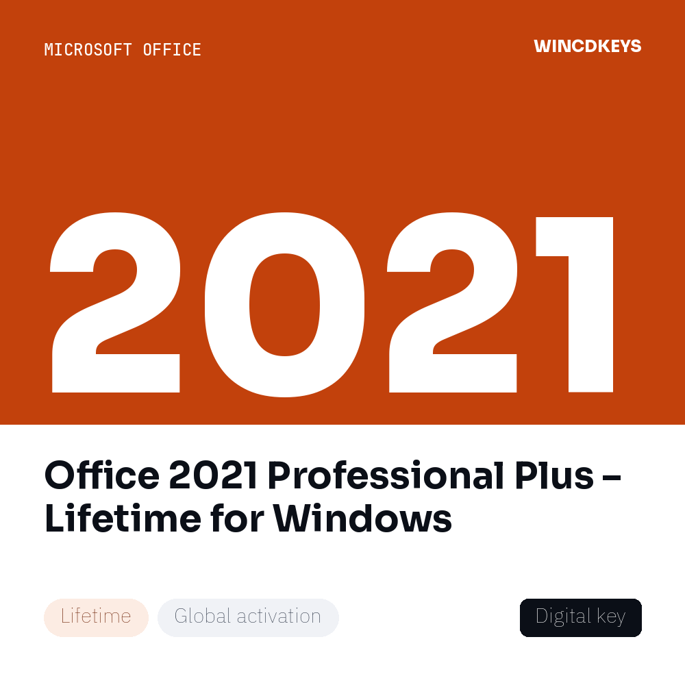 Office 2021 Professional Plus – Lifetime for Windows