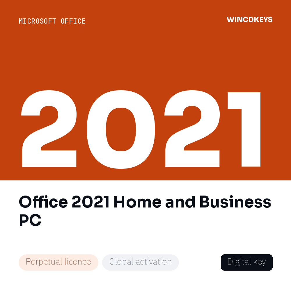 Office 2021 Home and Business PC