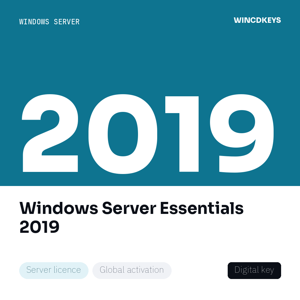 Windows Server Essentials 2019