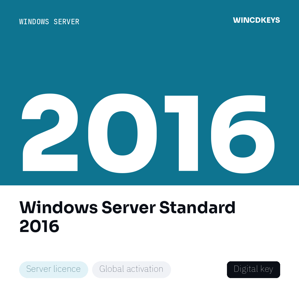 Windows Server Standard 2016
