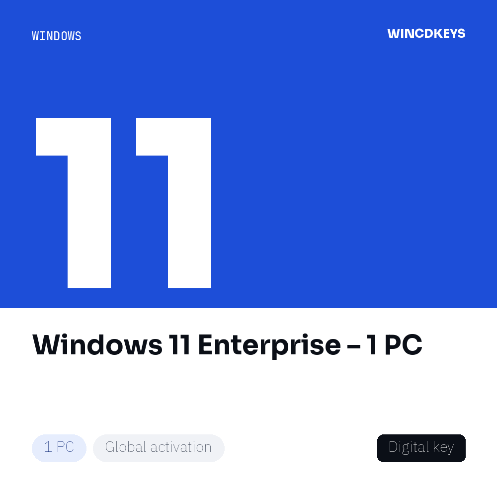 Windows 11 Enterprise – 1 PC