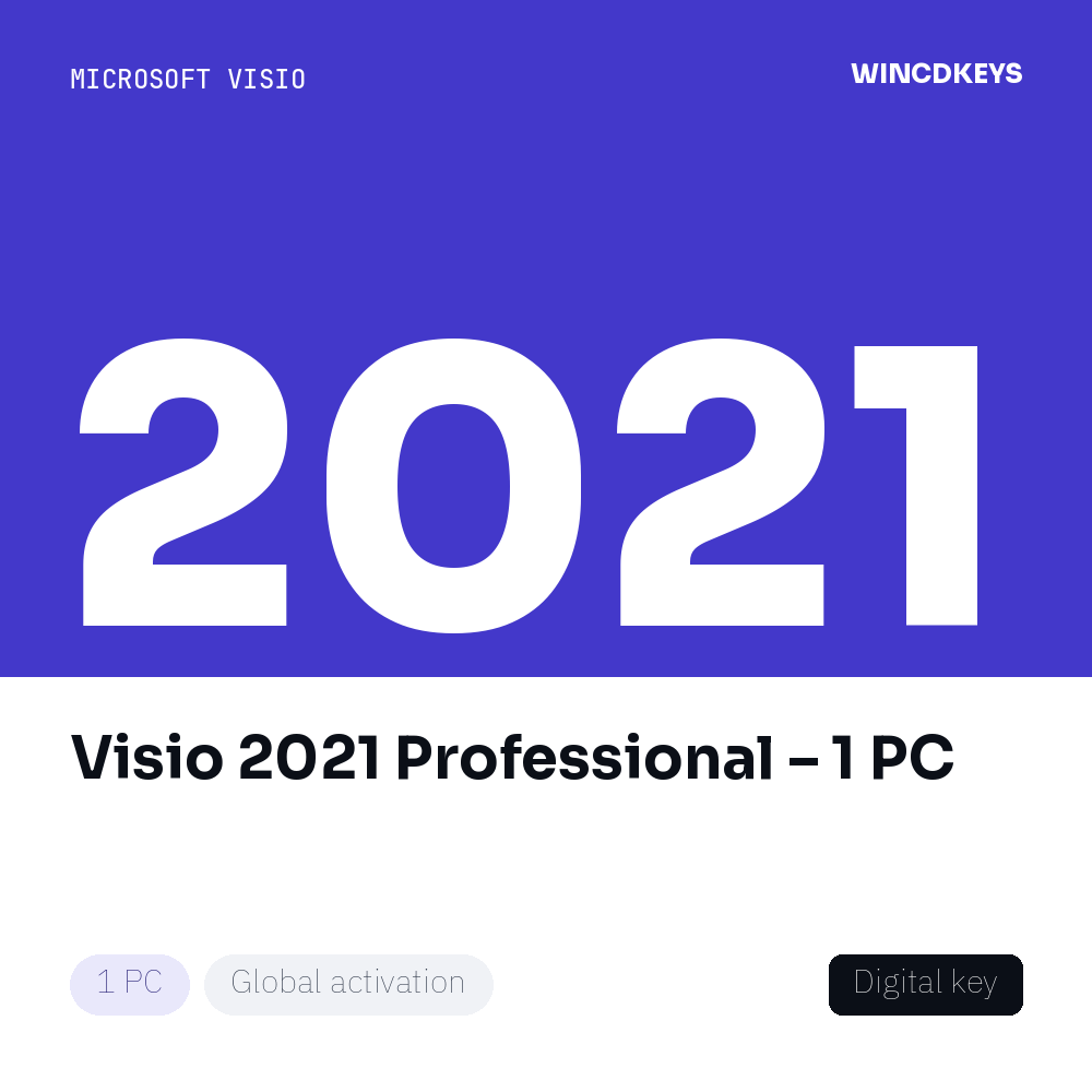 Visio 2021 Professional – 1 PC