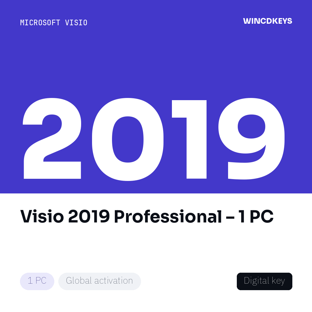 Visio 2019 Professional – 1 PC