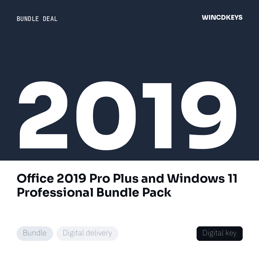 Office 2019 Pro Plus and Windows 11 Professional Bundle Pack