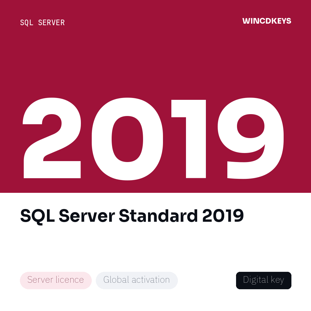 SQL Server Standard 2019