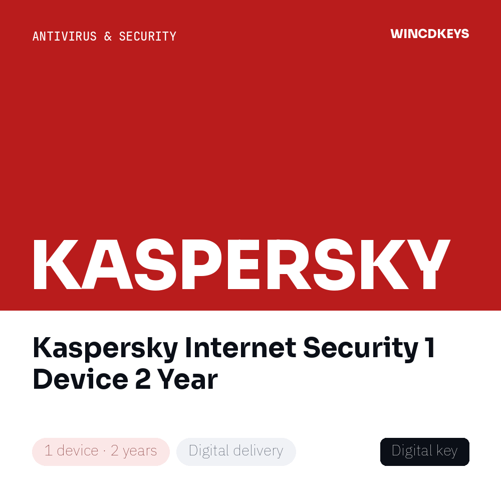 Kaspersky Internet Security 1 Device 2 Year