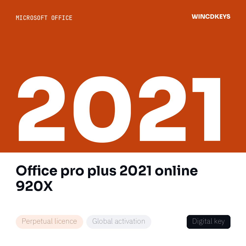 Office pro plus 2021 online 920X