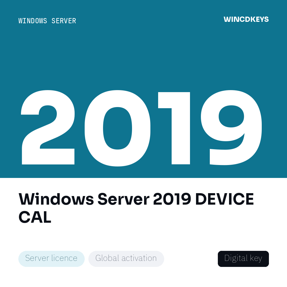 Windows Server 2019 DEVICE CAL