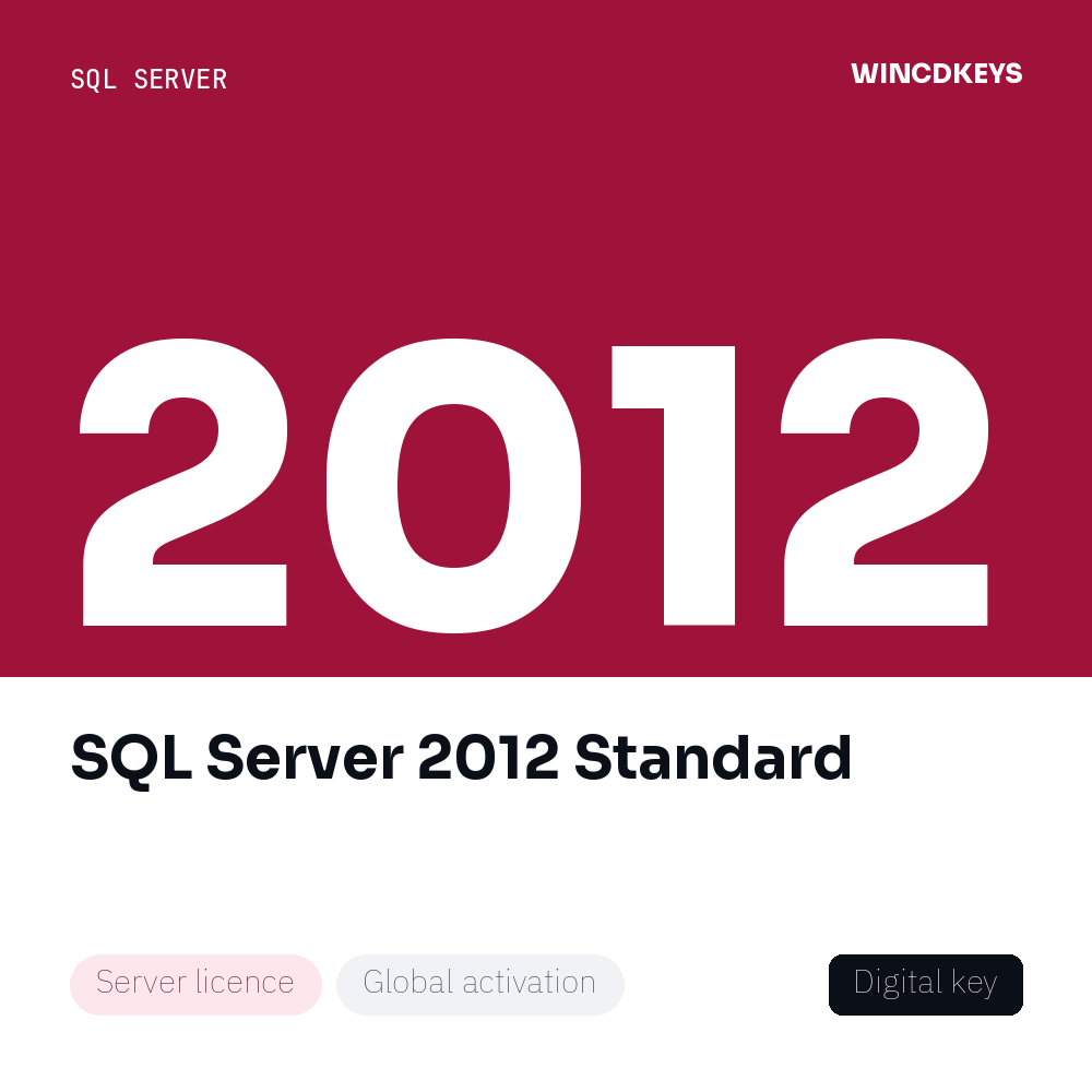 SQL Server 2012 Standard