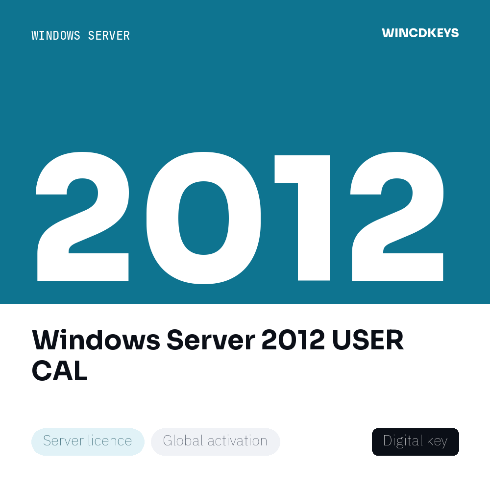 Windows Server 2012 USER CAL