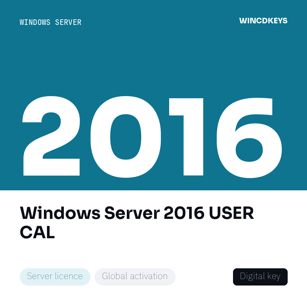 Windows Server 2016 USER CAL