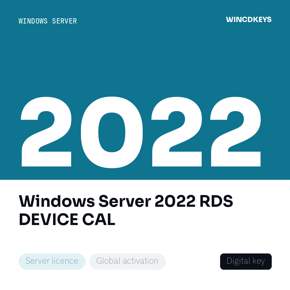 Windows Server 2022 RDS DEVICE CAL