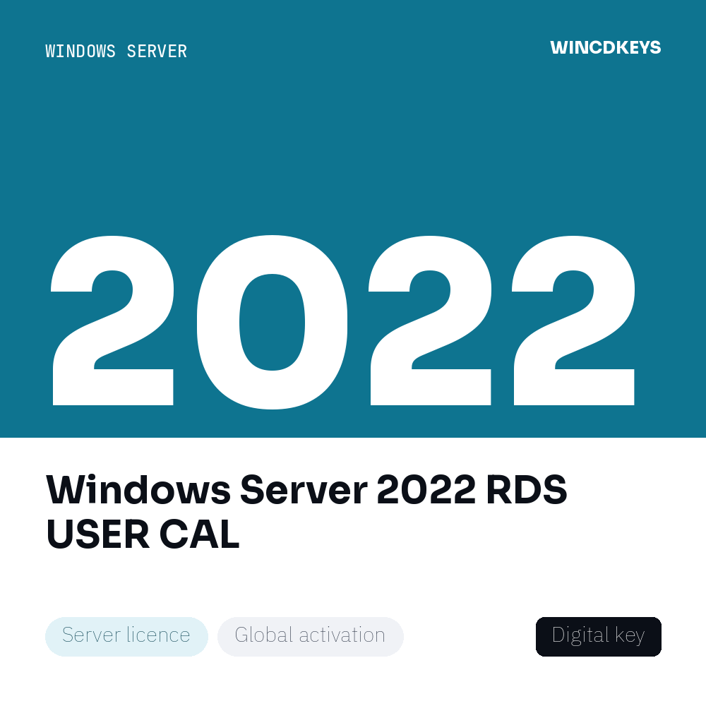 Windows Server 2022 RDS USER CAL