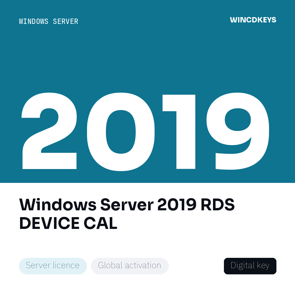 Windows Server 2019 RDS DEVICE CAL