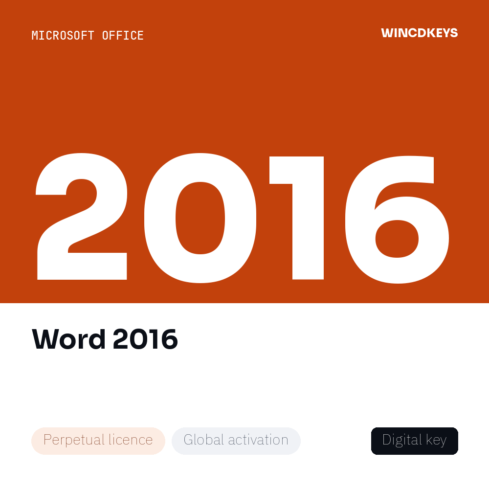 Word 2016