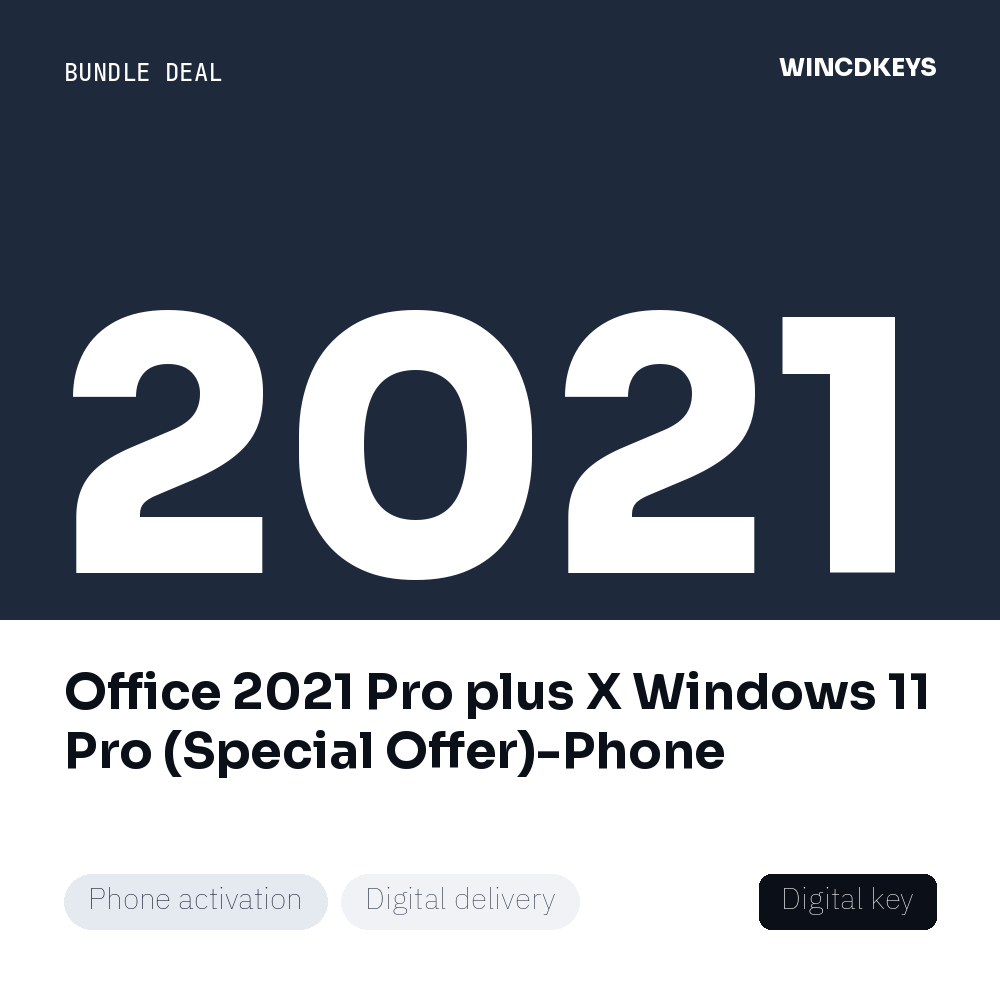 Office 2021 Pro plus X Windows 11 Pro (Special Offer)-Phone