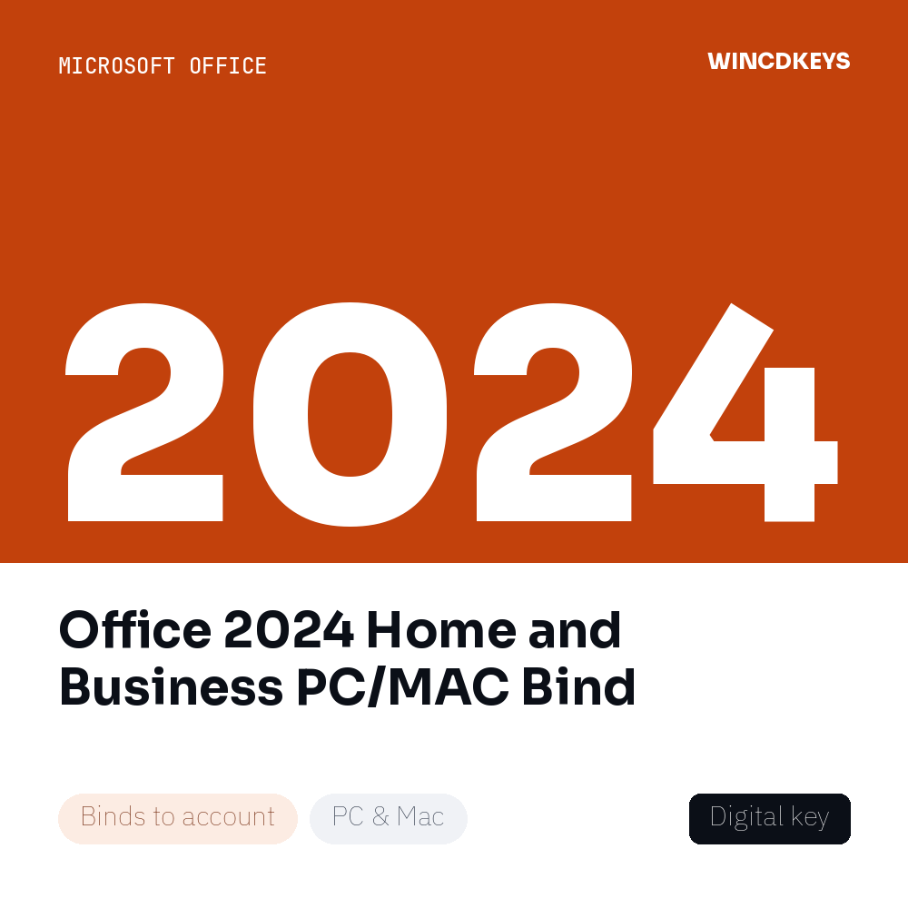 Office 2024 Home and Business PC/MAC Bind