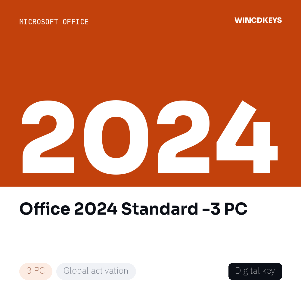 Office 2024 Standard -3 PC