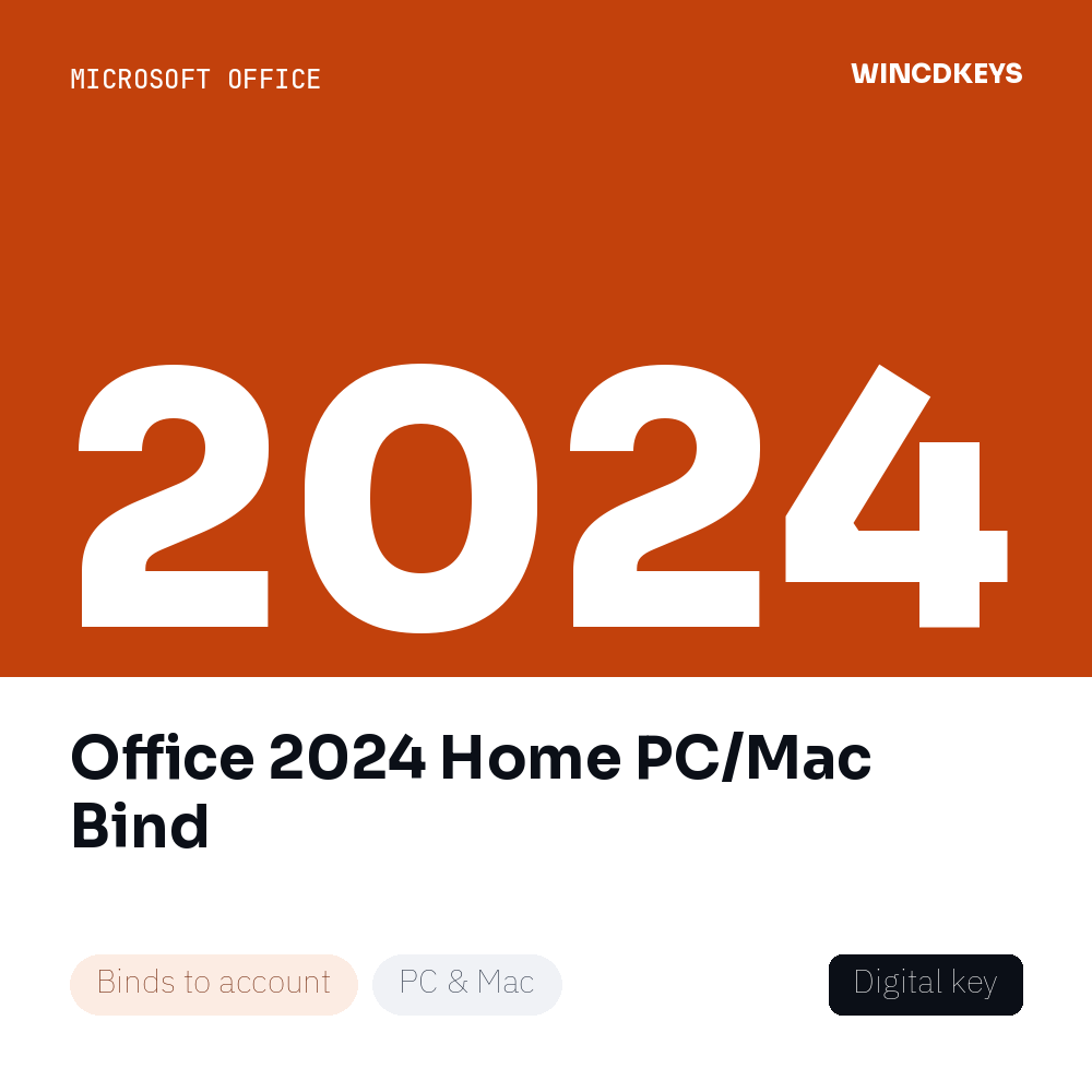 Office 2024 Home PC/Mac Bind