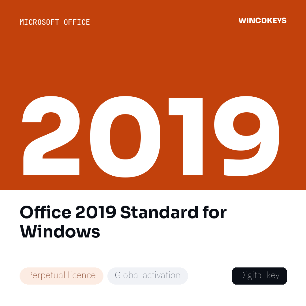 Office 2019 Standard for Windows