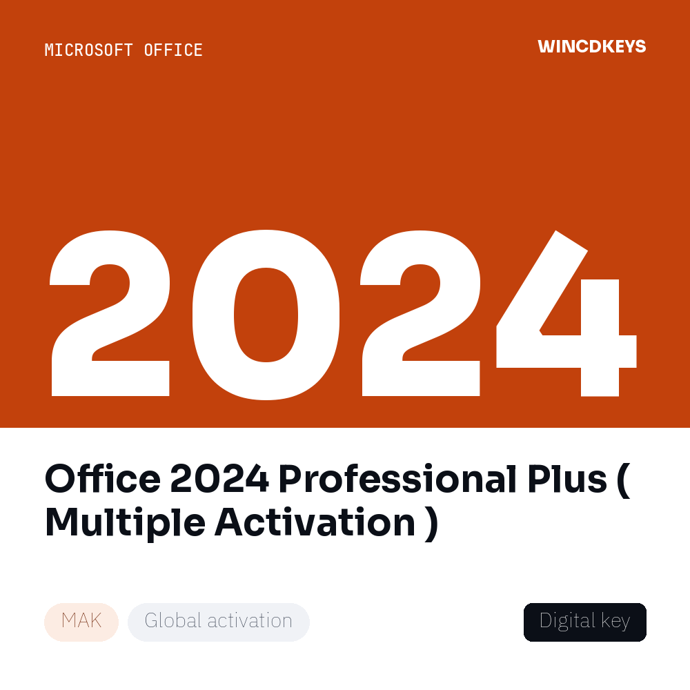 Office 2024 Professional Plus ( Multiple Activation )
