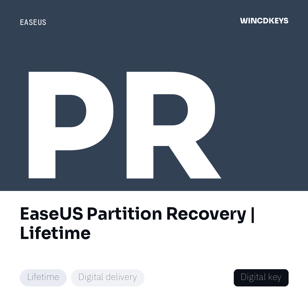 EaseUS Partition Recovery | Lifetime