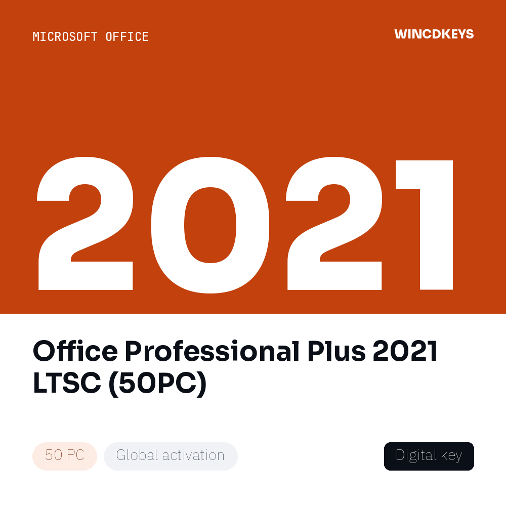 Office Professional Plus 2021 LTSC (50PC)
