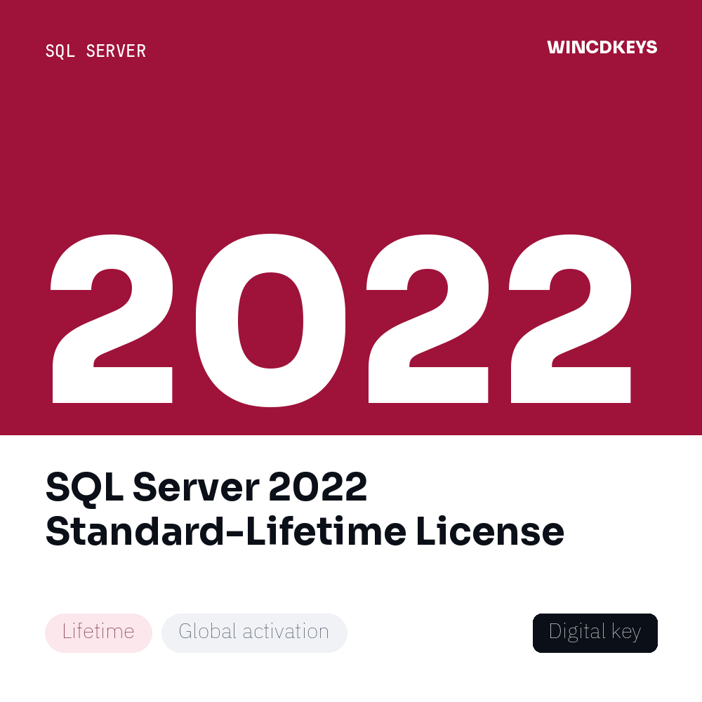 SQL Server 2022 Standard-Lifetime License