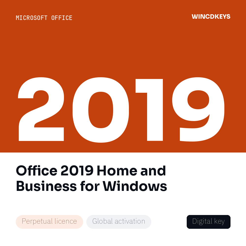 Office 2019 Home and Business for Windows